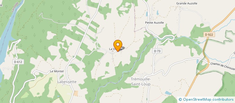 localisation de l'entreprise GAEC DE LAVIALOLLE à LABESSETTE