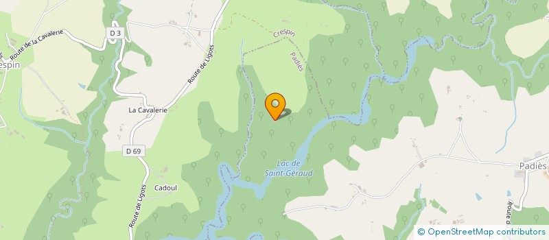 localisation de l'entreprise GAEC DE LAYREBOURG  PADIES