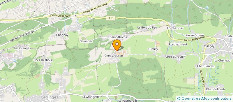 localisation de l'entreprise GAEC DE LE NOYER à LARRINGES