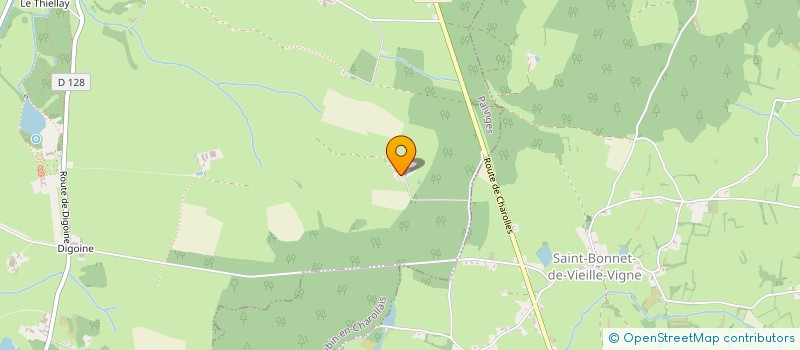 localisation de l'entreprise GAEC DE LESPINASSE BERLAND  PALINGES