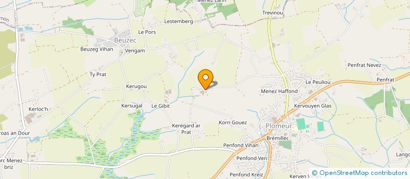 localisation de l'entreprise GAEC DE LESTIALA à PLOMEUR