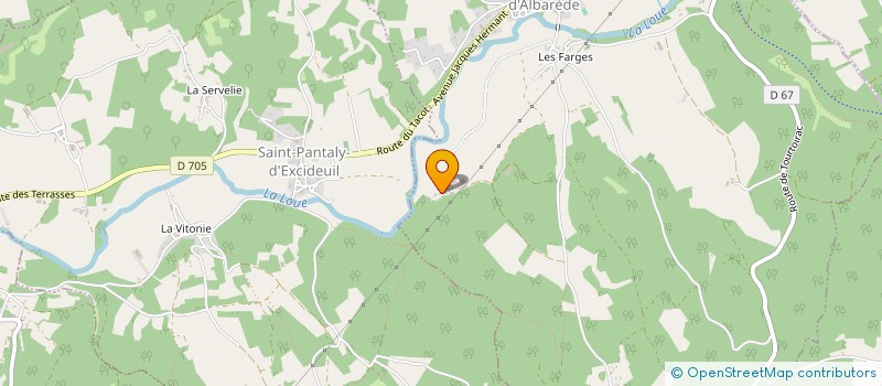 localisation de l'entreprise GAEC DE LIAUROU à SAINT MARTIAL D'ALBAREDE