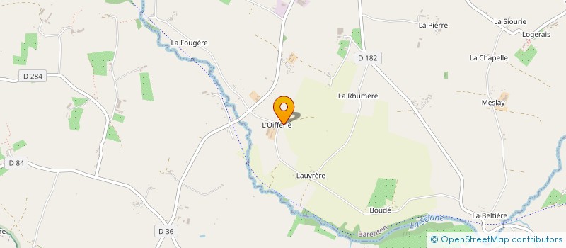 localisation de l'entreprise GAEC DE LOIFFERIE à BARENTON