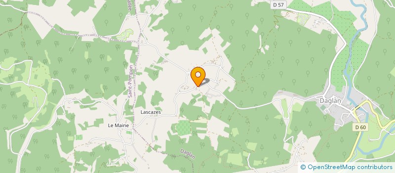 localisation de l'entreprise GAEC DE LOL HAUT à SAINT MARTIAL DE NABIRAT