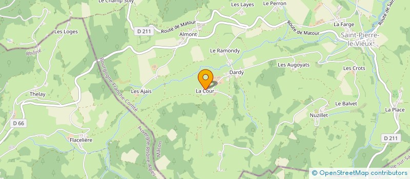 localisation de l'entreprise GAEC DE LORBLANC  SAINT-PIERRE-LE-VIEUX