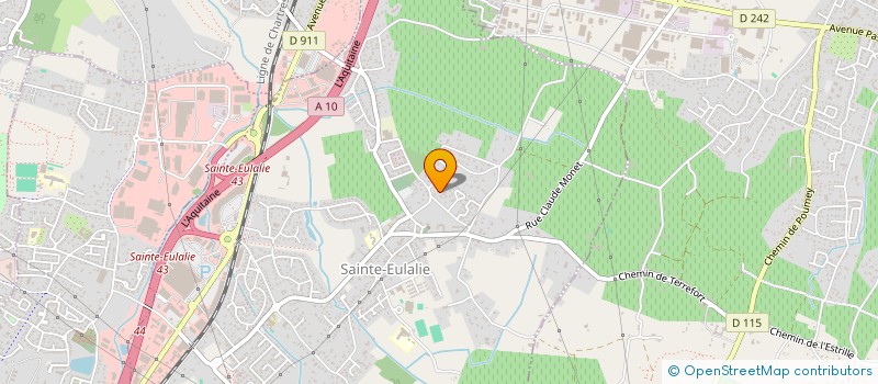 localisation de l'entreprise GAEC DE LOUME à SAINTE EULALIE
