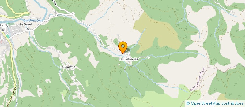 localisation de l'entreprise GAEC DE LUBAC  SAINT-JEAN-DU-BRUEL