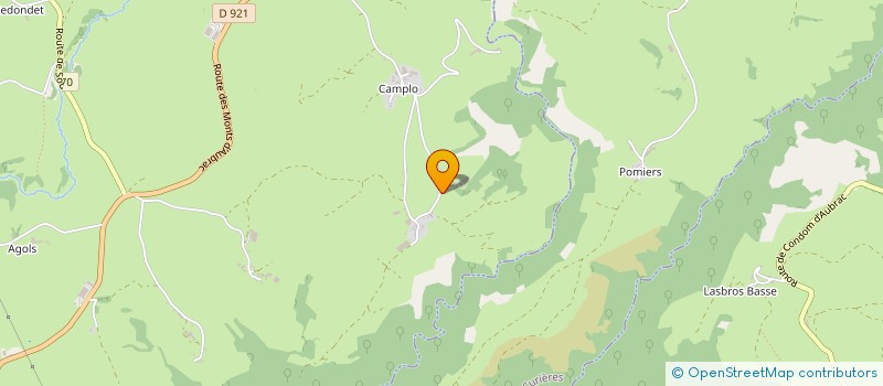 localisation de l'entreprise GAEC DE MARCASTEL  MONTPEYROUX