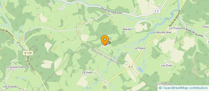 localisation de l'entreprise GAEC DE MARDOR  GRANDE-VERRIERE (LA)