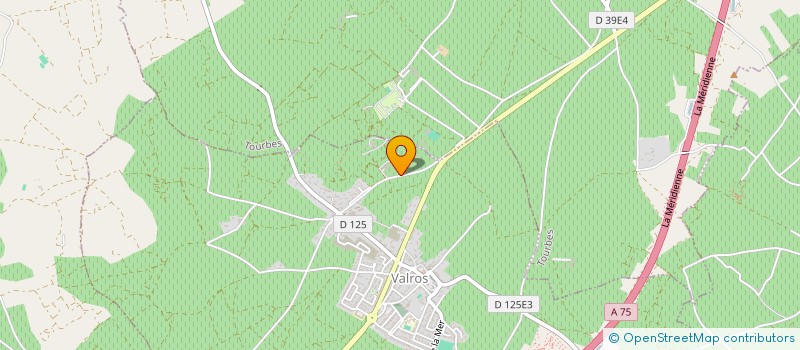 localisation de l'entreprise GAEC DE MARIE  VALROS