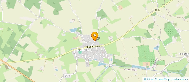 localisation de l'entreprise GAEC DE MARNAY à LE BAILLEUL