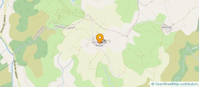 localisation de l'entreprise GAEC DE MARRONNIER à VERSOLS-ET-LAPEYRE