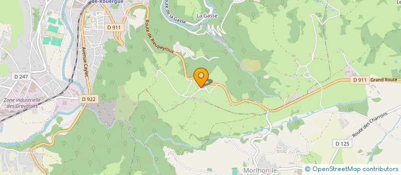 localisation de l'entreprise GAEC DE MARSAGUETTES à LE BAS SEGALA