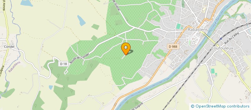 localisation de l'entreprise GAEC DE MAS DE GROUZE  RABASTENS