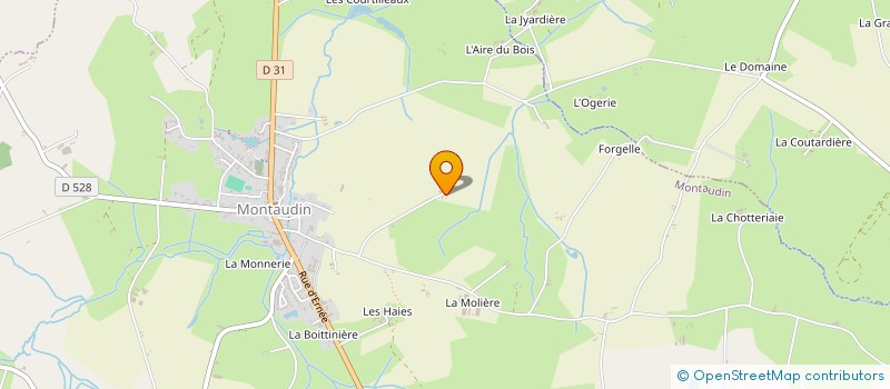 localisation de l'entreprise GAEC DE MAUPALU à MONTAUDIN