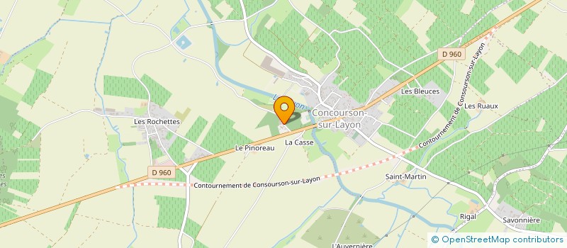 localisation de l'entreprise GAEC DE MEAT à DOUE-EN-ANJOU