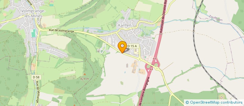 localisation de l'entreprise GAEC DE MEILBOURG  KANFEN