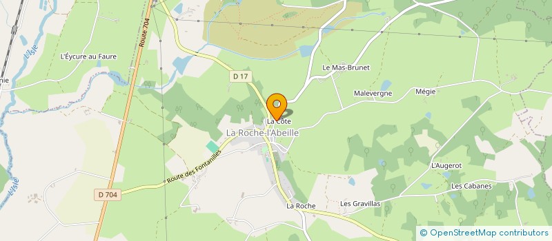 localisation de l'entreprise GAEC DE MEILLAN  MEILHAC