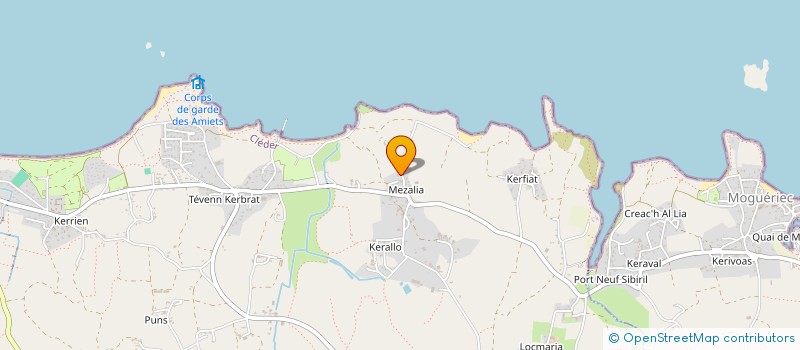 localisation de l'entreprise GAEC DE MEZALIA à CLEDER