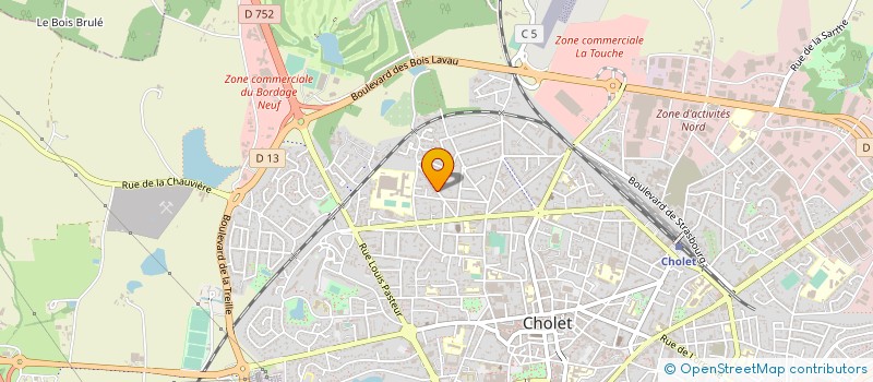 localisation de l'entreprise GAEC DE MILLEPIEDS à CHOLET