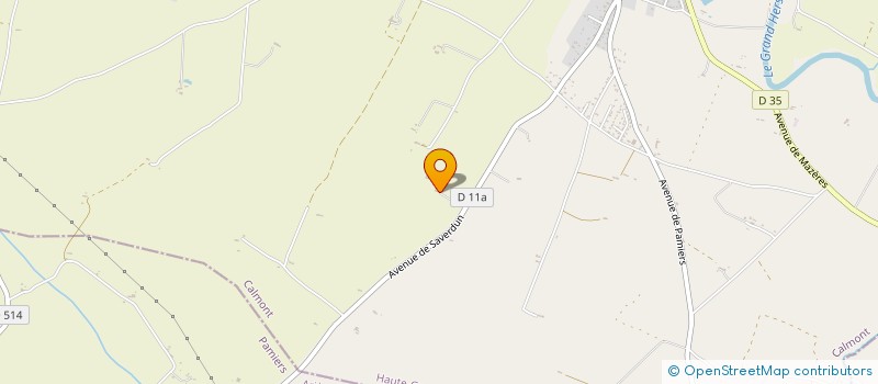 localisation de l'entreprise GAEC DE MIRACLES à CALMONT