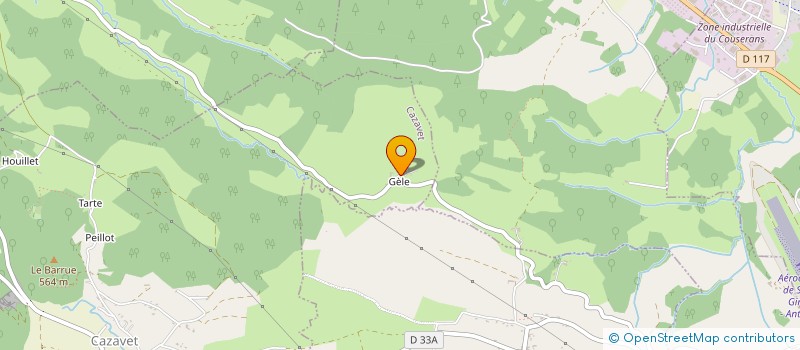 localisation de l'entreprise GAEC DE MIRELOUP à CAZAVET