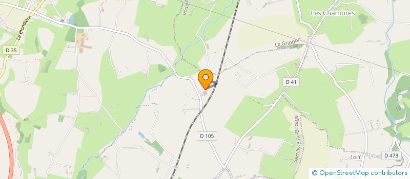 localisation de l'entreprise GAEC DE MIZOUARD  SARTILLY-BAIE-BOCAGE