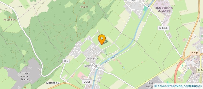 localisation de l'entreprise GAEC DE MONCEVIN à DOMMARTIN