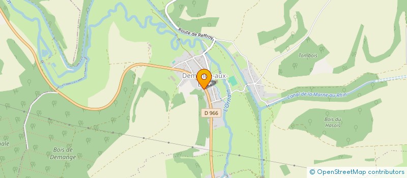 localisation de l'entreprise GAEC DE MONFORT à DEMANGE-BAUDIGNECOURT