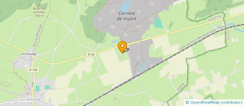 localisation de l'entreprise GAEC DE MONJONC à VOUTRE