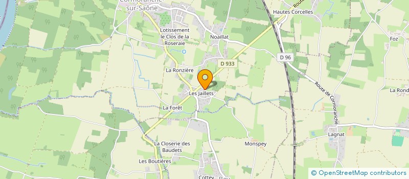 localisation de l'entreprise GAEC DE MONSPEY  BEY