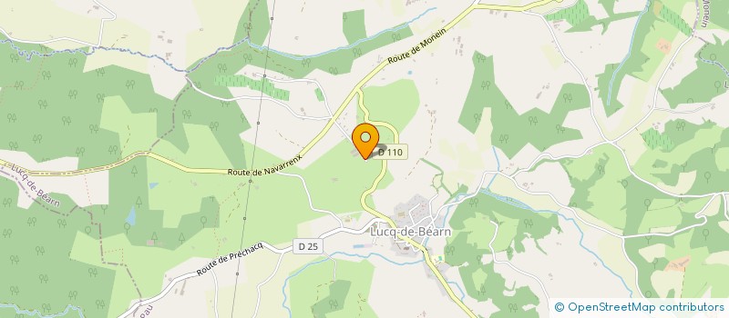 localisation de l'entreprise GAEC DE MONTALIBET  LUCQ-DE-BEARN