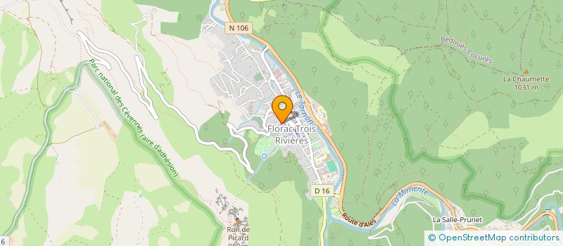 localisation de l'entreprise GAEC DE MONTCAMP  ROUSSES