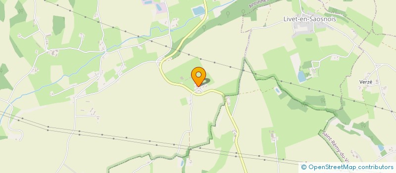 localisation de l'entreprise GAEC DE MONTREGNIER  SAINT-PATERNE - LE CHEVAIN