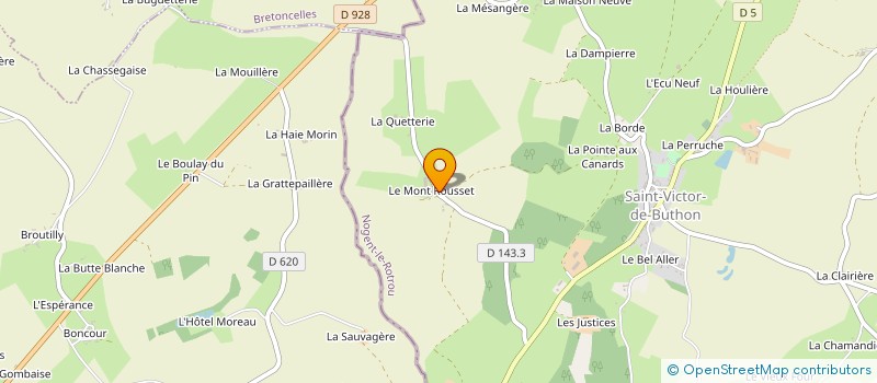 localisation de l'entreprise GAEC DE MONTROUSSET à SAINT-VICTOR-DE-BUTHON