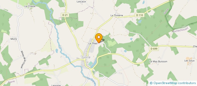 localisation de l'entreprise GAEC DE MONTVIE  SAINT-AUVENT