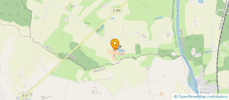 localisation de l'entreprise GAEC DE MOTTE-LEVE à SOUVIGNE SUR SARTHE