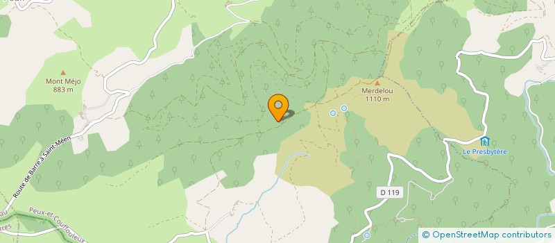 localisation de l'entreprise GAEC DE MOUREZE à PEUX ET COUFFOULEUX