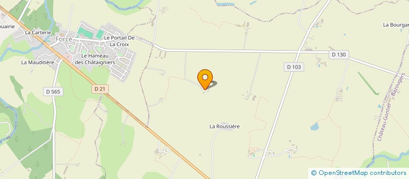 localisation de l'entreprise GAEC DE MOUSSAY à PARNE-SUR-ROC