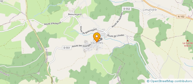 localisation de l'entreprise GAEC DE MUSQUI à SAINT-JEAN-DE-NAY