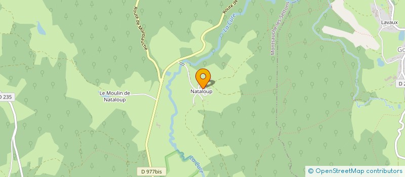 localisation de l'entreprise GAEC DE NATALOUP à MONTSAUCHE LES SETTONS