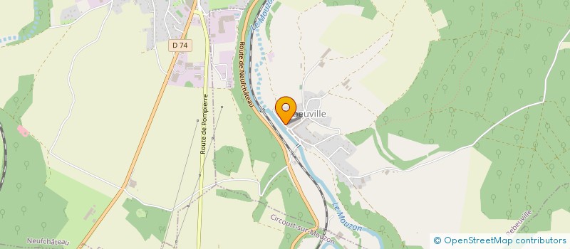 localisation de l'entreprise GAEC DE NESSA  REBEUVILLE