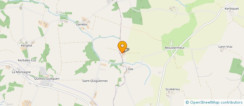 localisation de l'entreprise GAEC DE NOGUELLOU à KERGRIST-MOELOU