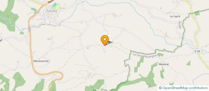 localisation de l'entreprise GAEC DE NOILHAT à TAUVES