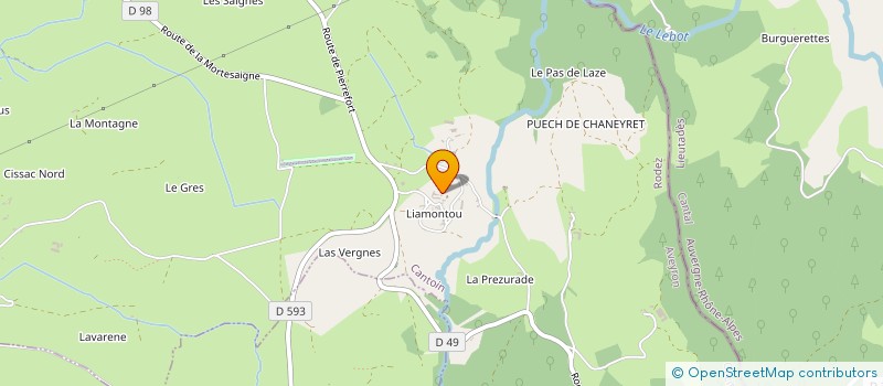 localisation de l'entreprise GAEC DE NOTRE DAME DES BRUYERES  CANTOIN