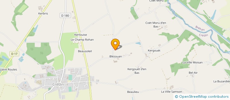 localisation de l'entreprise GAEC DE OLIVO  CREDIN