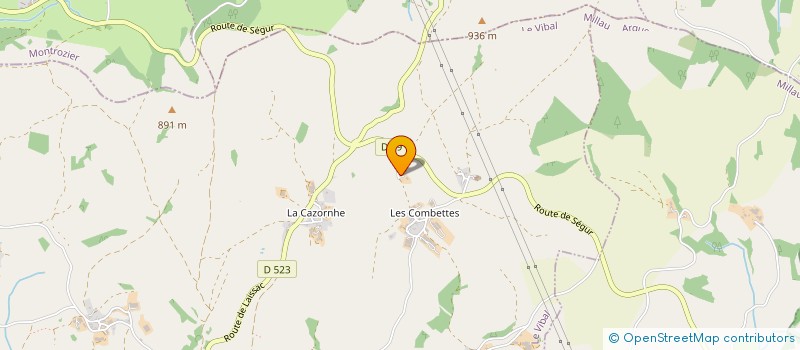 localisation de l'entreprise GAEC DE PARELOUP  CANET-DE-SALARS