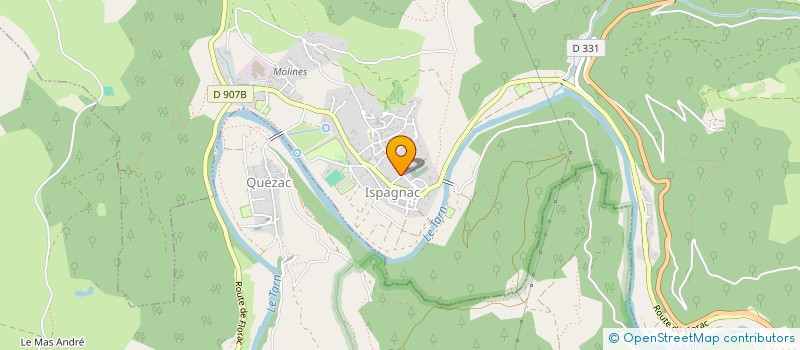 localisation de l'entreprise GAEC DE PAROS  ISPAGNAC