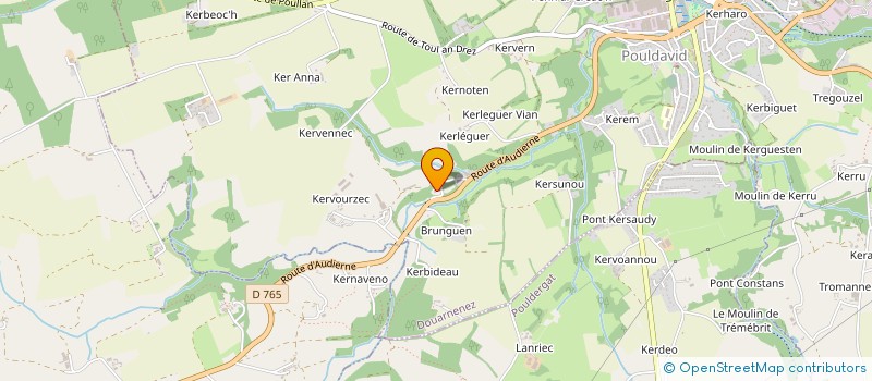 localisation de l'entreprise GAEC DE PEN AR ROZ à DOUARNENEZ