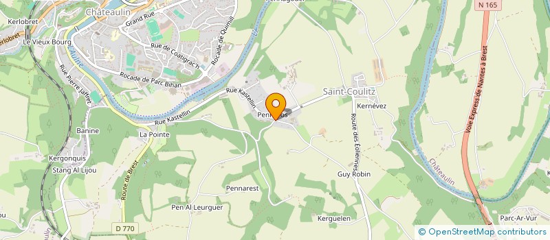 localisation de l'entreprise GAEC DE PENNAROS  DINEAULT